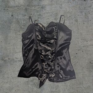 Ribbon Bustier Corset Style Top